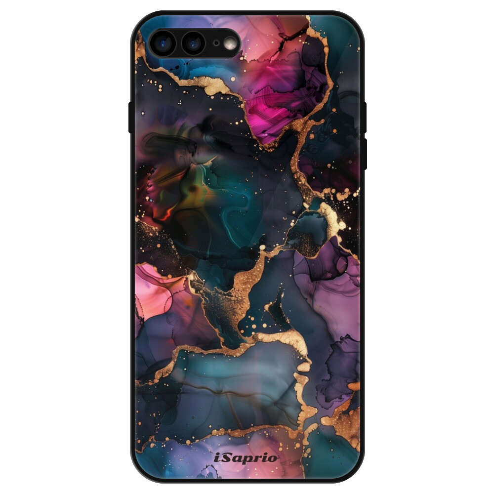 Lesklé puzdro Exclusive iSaprio - Dark Marble 10 - iPhone 7 Plus/8 Plus