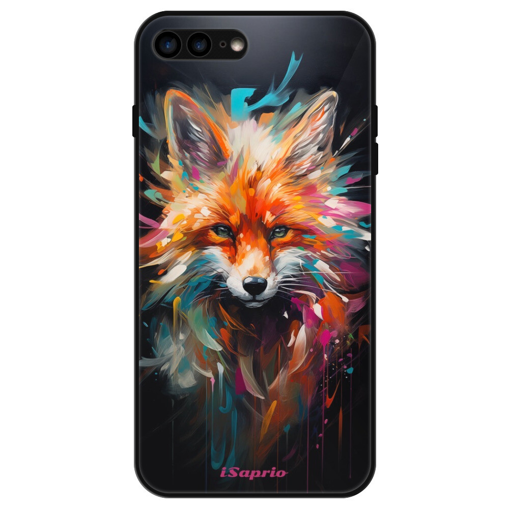 Lesklé puzdro Exclusive iSaprio - Neon Fox - iPhone 7 Plus/8 Plus
