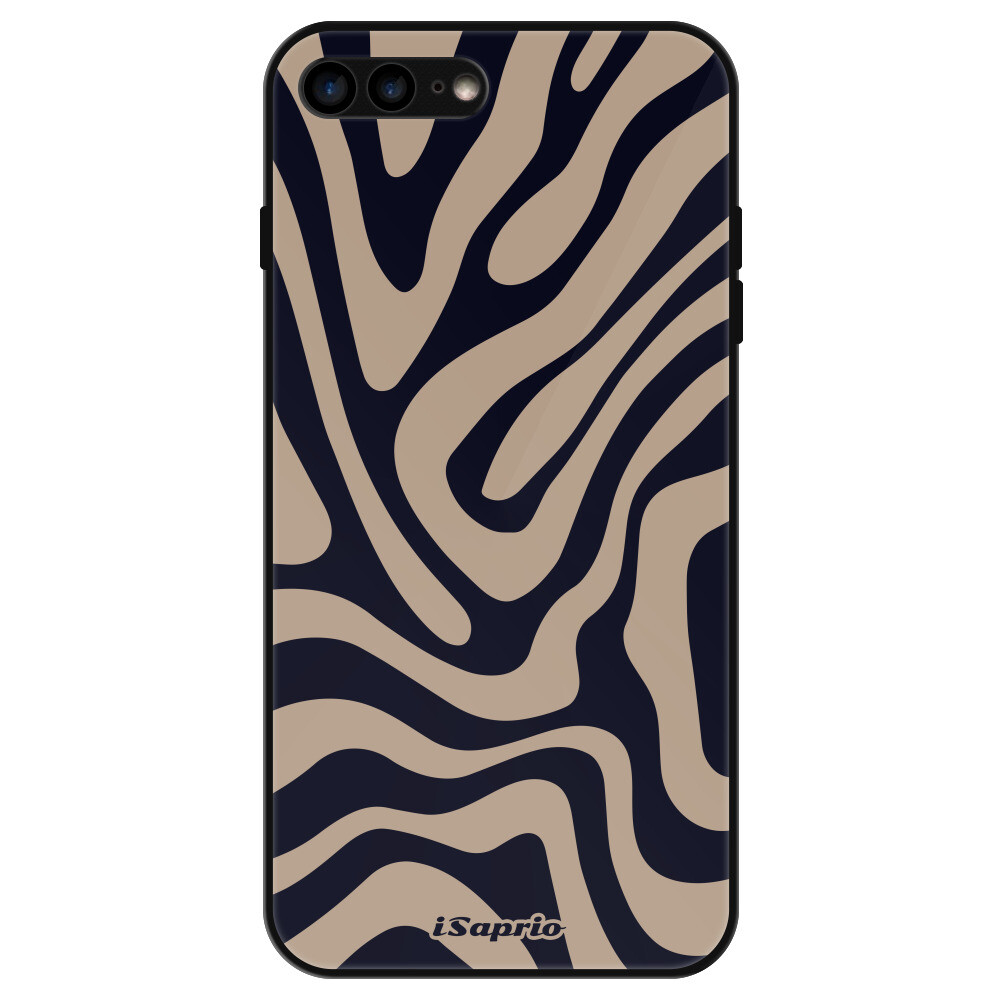 Lesklé puzdro Exclusive iSaprio - Zebra Black - iPhone 7 Plus/8 Plus