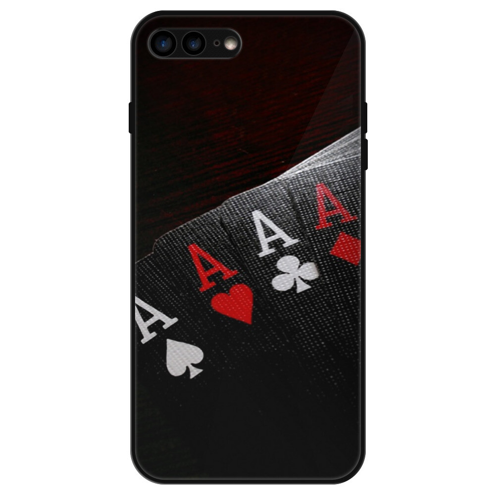 Lesklé puzdro Exclusive iSaprio - Poker - iPhone 7 Plus/8 Plus