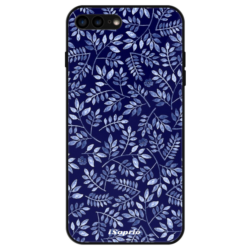 Lesklé puzdro Exclusive iSaprio - Blue Leaves 05 - iPhone 7 Plus/8 Plus