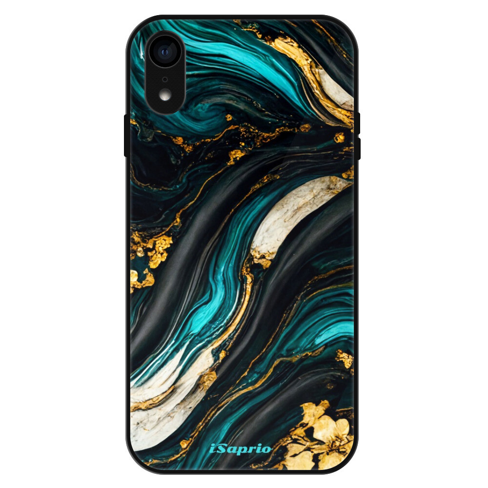 Lesklé puzdro Exclusive iSaprio - Dark Paint 10 - iPhone XR