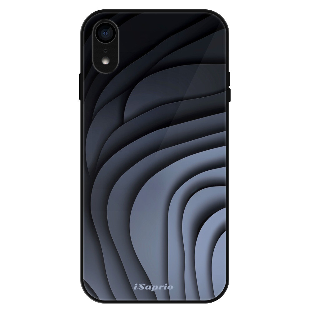 Lesklé puzdro Exclusive iSaprio - Dark Waves 10 - iPhone XR
