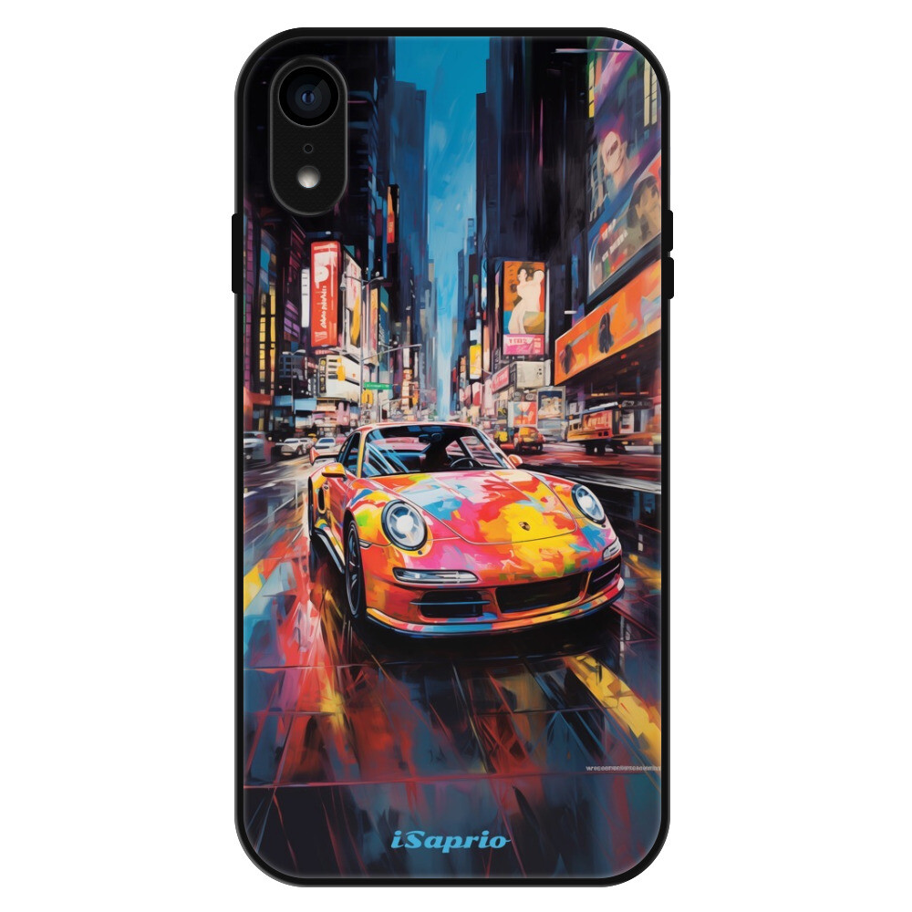 Lesklé puzdro Exclusive iSaprio - Abstract Porsche - iPhone XR