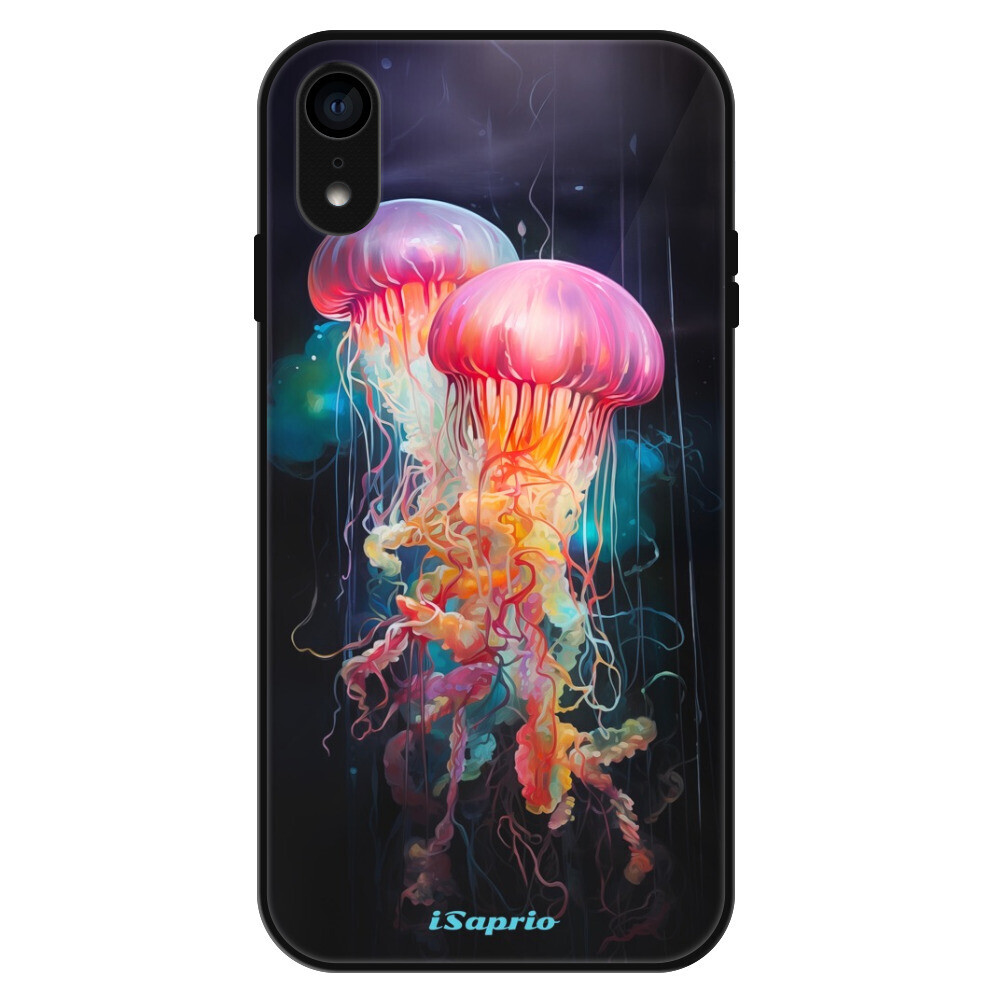 Lesklé puzdro Exclusive iSaprio - Abstract Jellyfish - iPhone XR