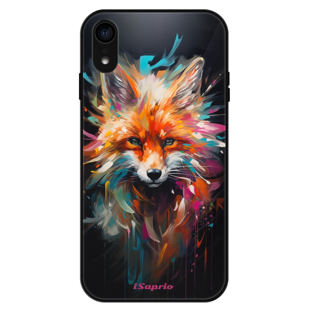 Lesklé puzdro Exclusive iSaprio - Neon Fox - iPhone XR