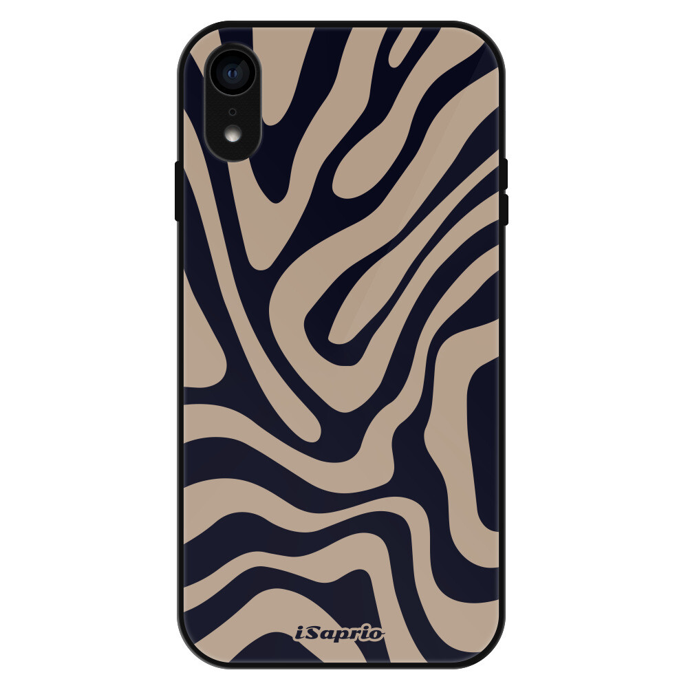Lesklé puzdro Exclusive iSaprio - Zebra Black - iPhone XR