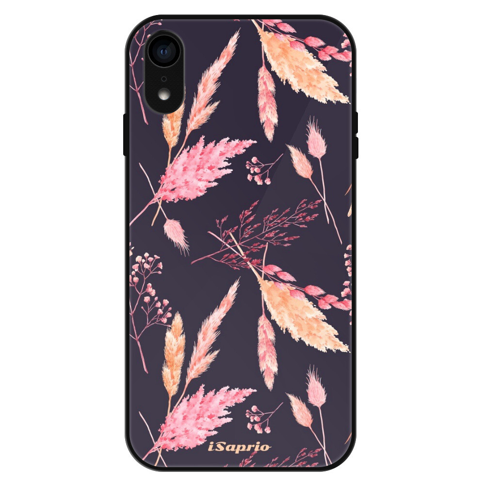 Lesklé puzdro Exclusive iSaprio - Herbal Pattern - iPhone XR