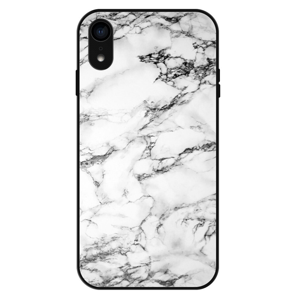 Lesklé puzdro Exclusive iSaprio - White Marble 01 - iPhone XR