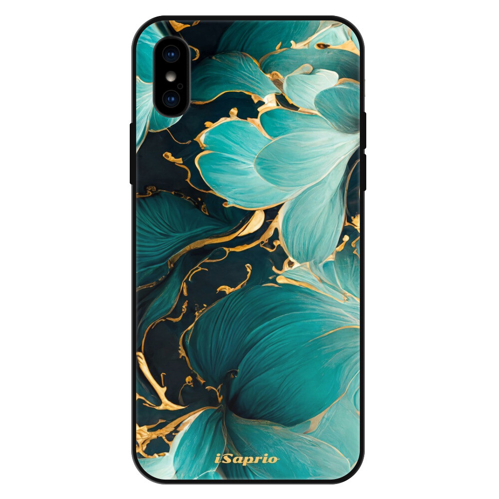 Lesklé puzdro Exclusive iSaprio - Blue Flowers 12 - iPhone X/XS