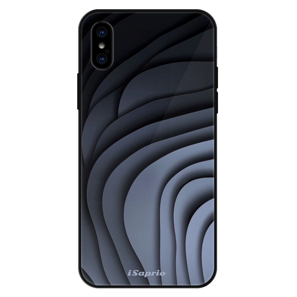Lesklé puzdro Exclusive iSaprio - Dark Waves 10 - iPhone X/XS