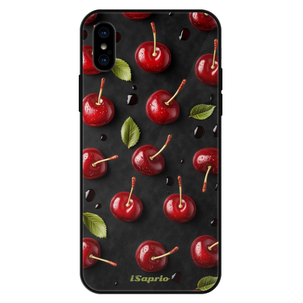 Lesklé puzdro Exclusive iSaprio - Cherry Bliss - iPhone X/XS
