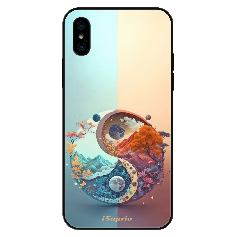 Lesklé puzdro Exclusive iSaprio - Jin Jang - iPhone X/XS