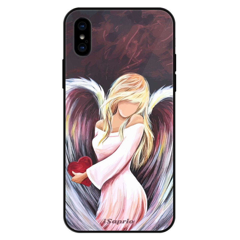 Lesklé puzdro Exclusive iSaprio - Angel of Love - iPhone X/XS