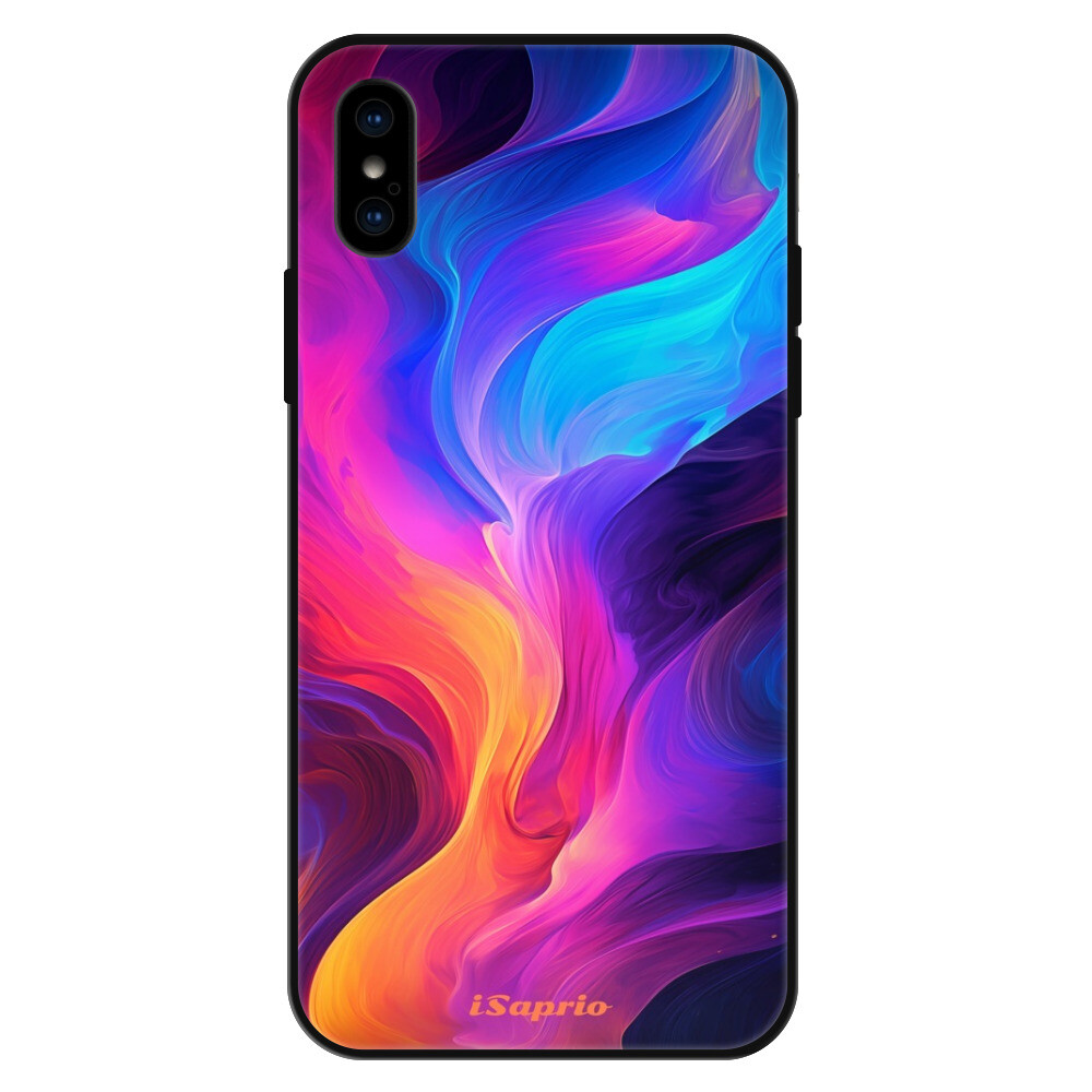 Lesklé puzdro Exclusive iSaprio - Abstract Wave 01 - iPhone X/XS