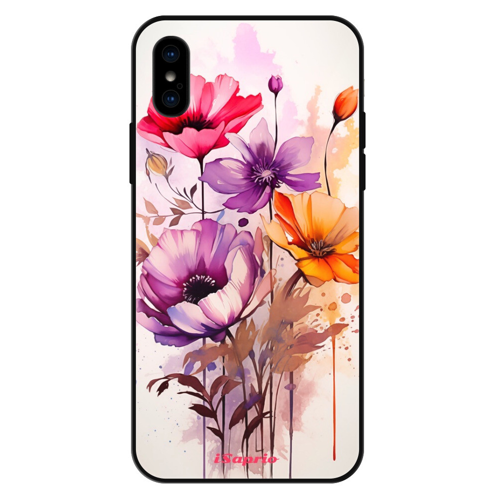 Lesklé puzdro Exclusive iSaprio - Flowers 22 - iPhone X/XS