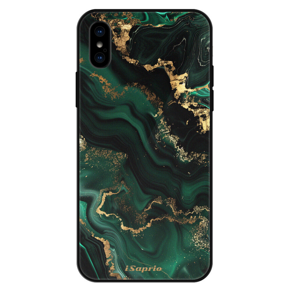 Lesklé puzdro Exclusive iSaprio - Emerald - iPhone X/XS