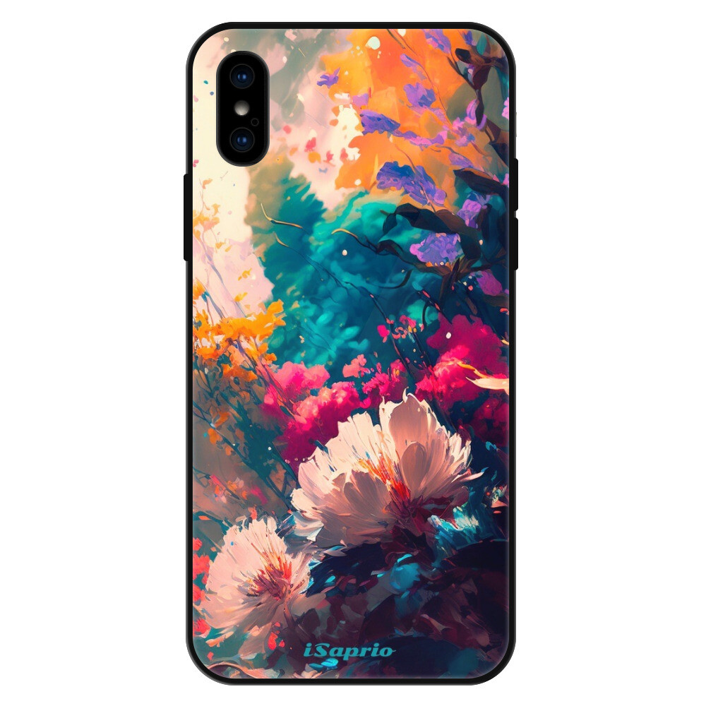 Lesklé puzdro Exclusive iSaprio - Flower Design - iPhone X/XS