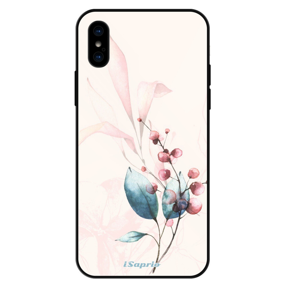 Lesklé puzdro Exclusive iSaprio - Flower Art 02 - iPhone X/XS