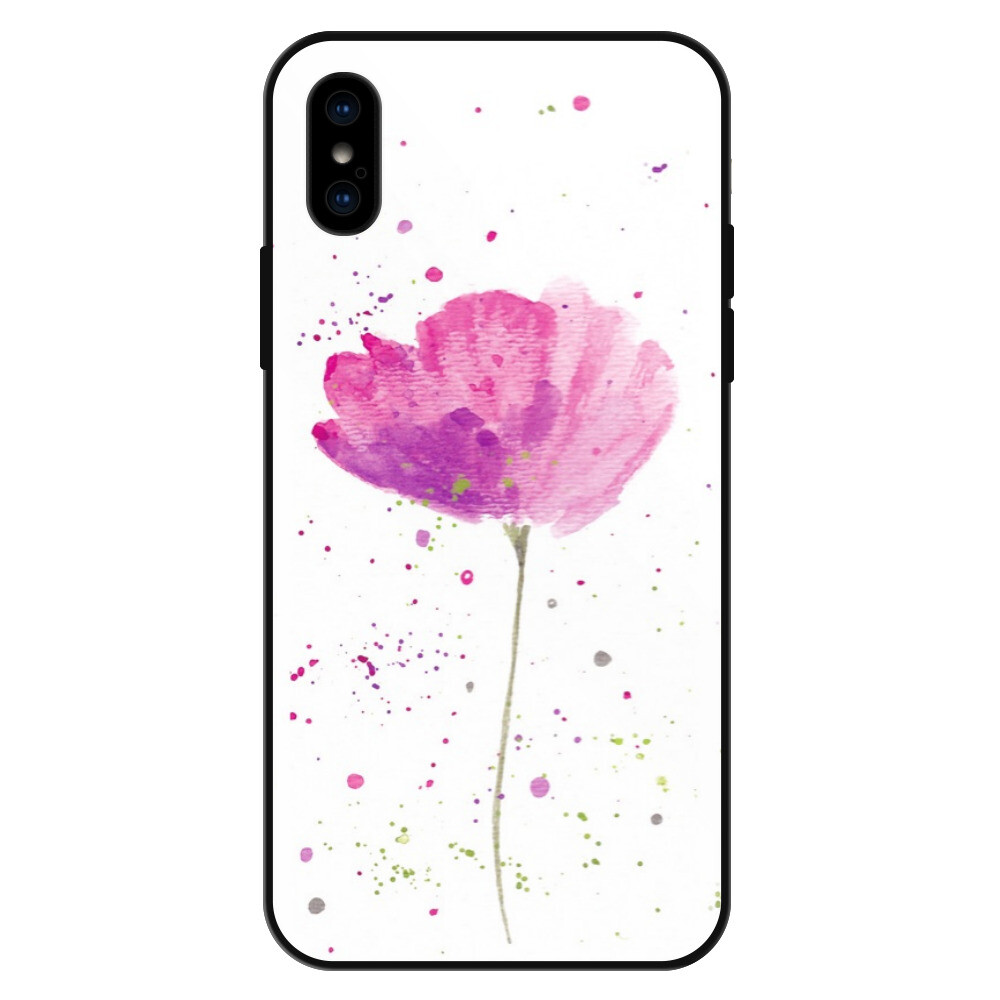 Lesklé puzdro Exclusive iSaprio - Poppies - iPhone X/XS