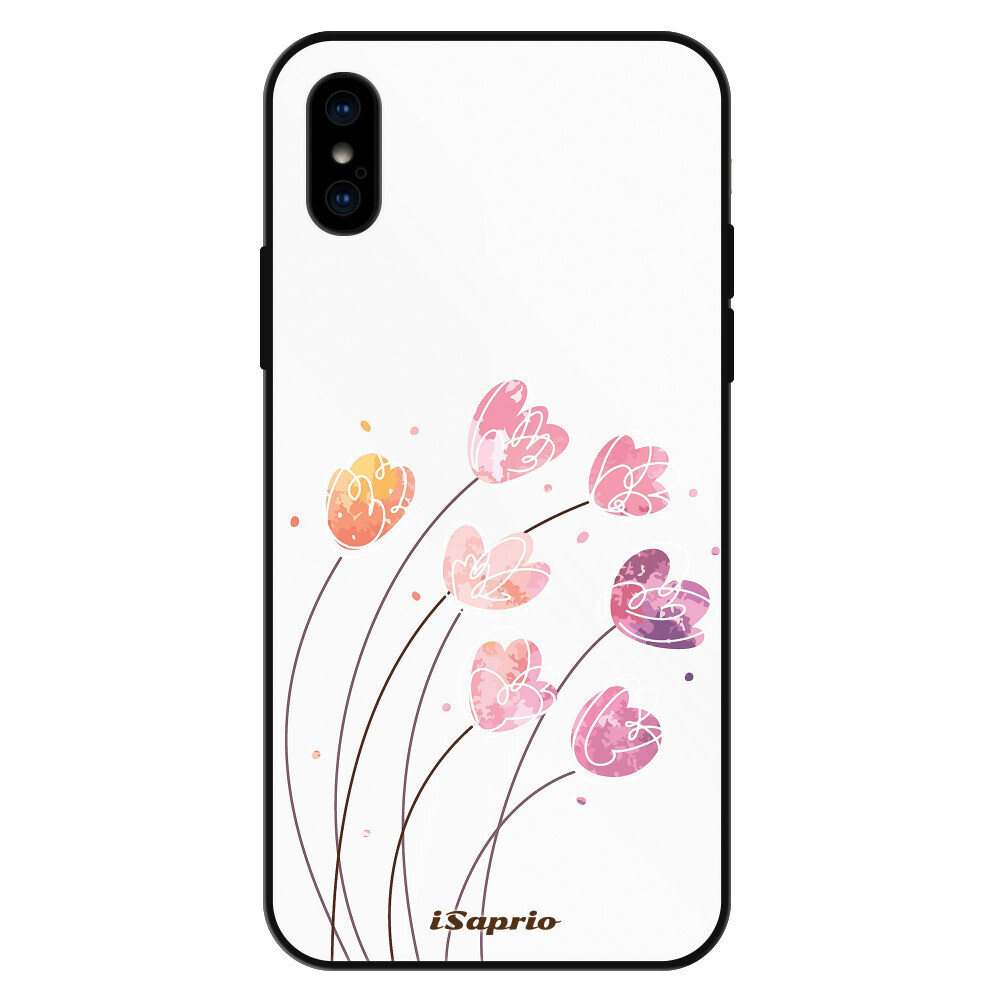 Lesklé puzdro Exclusive iSaprio - Flowers 14 - iPhone X/XS