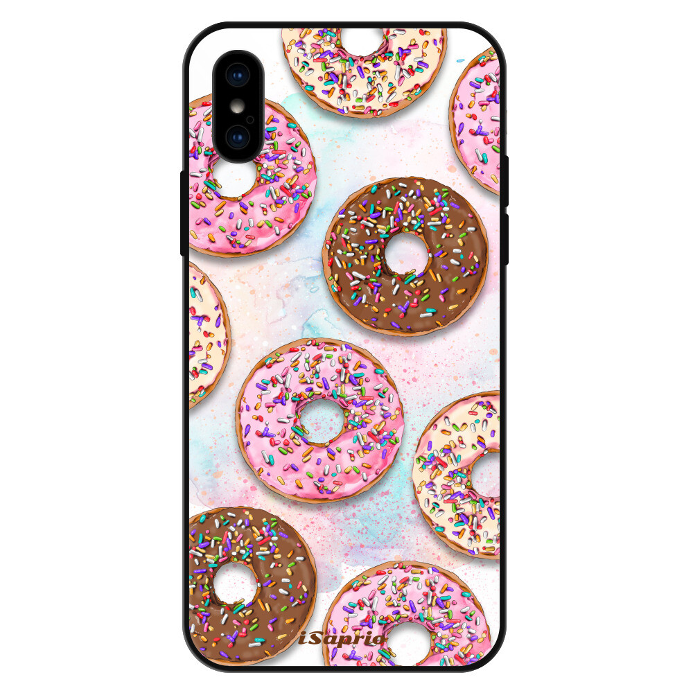 Lesklé puzdro Exclusive iSaprio - Donuts 11 - iPhone X/XS