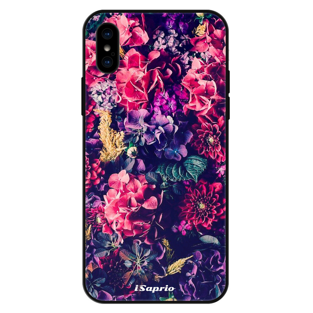 Lesklé puzdro Exclusive iSaprio - Flowers 10 - iPhone X/XS