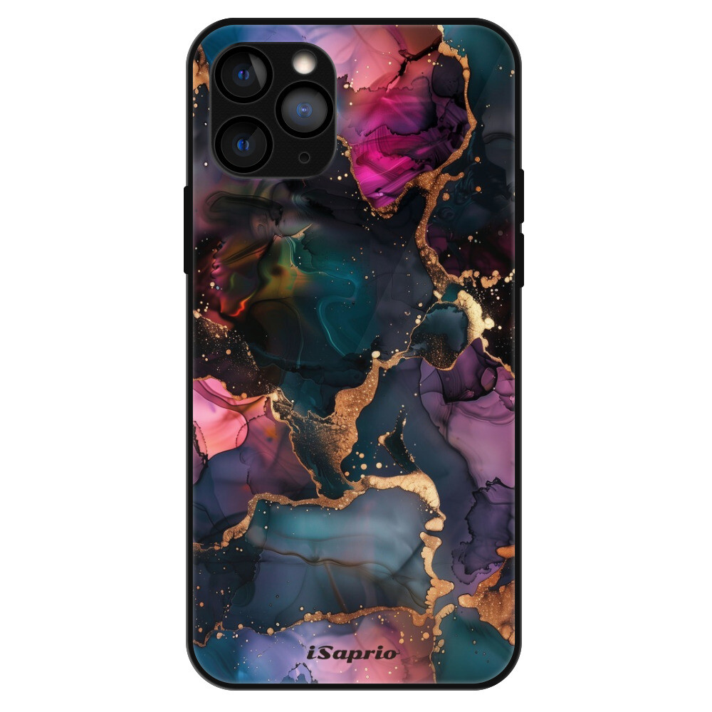 Lesklé puzdro Exclusive iSaprio - Dark Marble 10 - iPhone 11 Pro