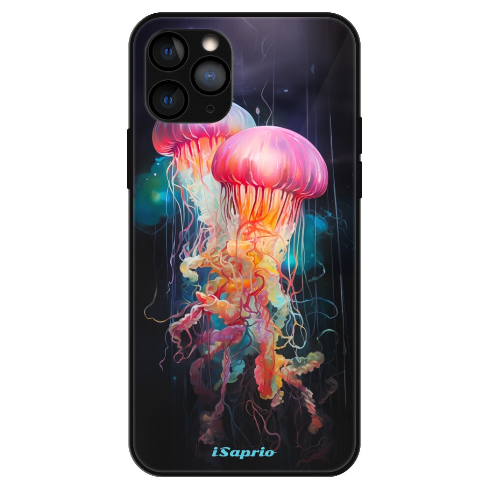 Lesklé puzdro Exclusive iSaprio - Abstract Jellyfish - iPhone 11 Pro