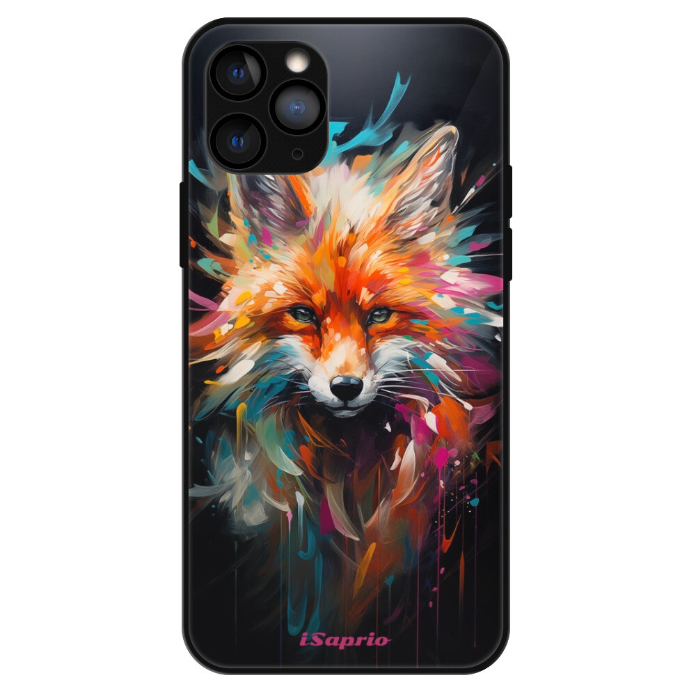 Lesklé puzdro Exclusive iSaprio - Neon Fox - iPhone 11 Pro