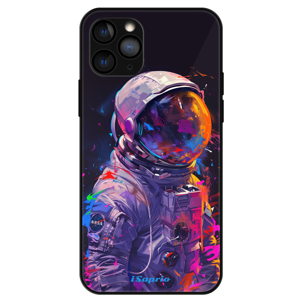Lesklé puzdro Exclusive iSaprio - Neon Astronaut - iPhone 11 Pro