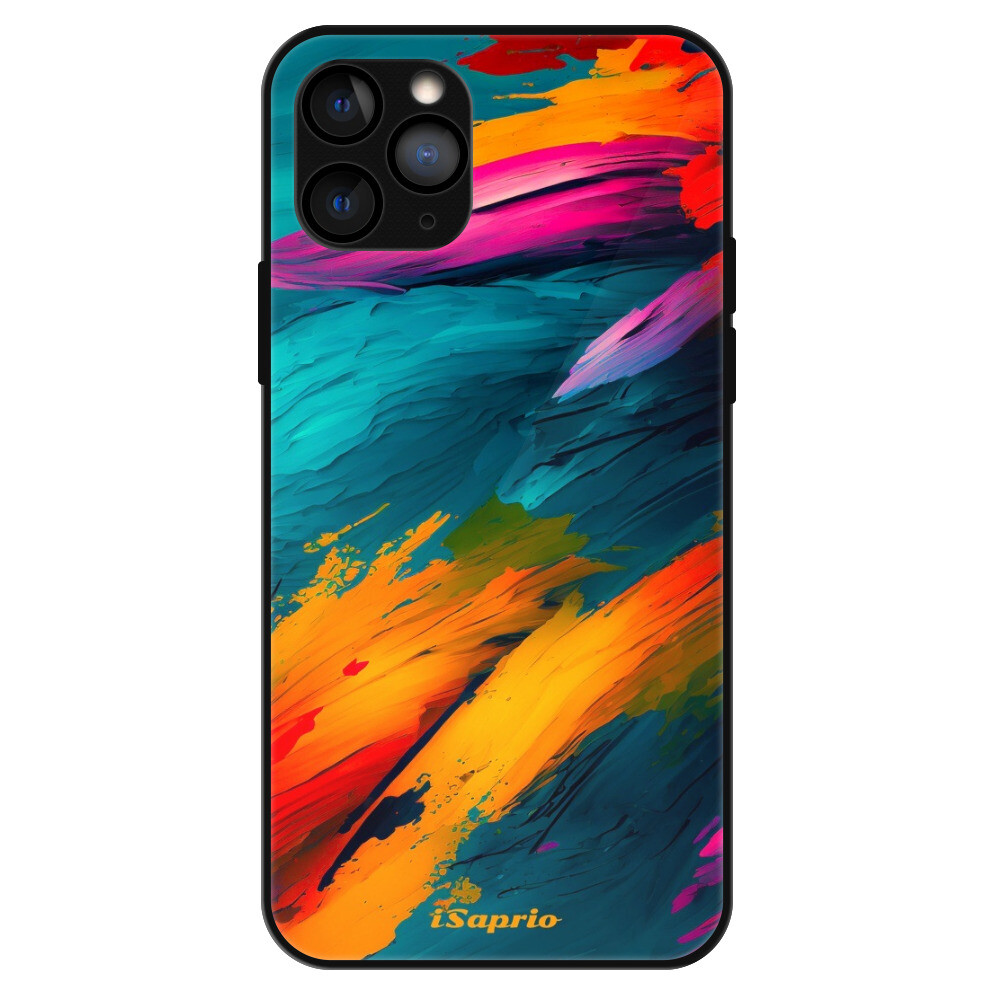 Lesklé puzdro Exclusive iSaprio - Blue Paint - iPhone 11 Pro
