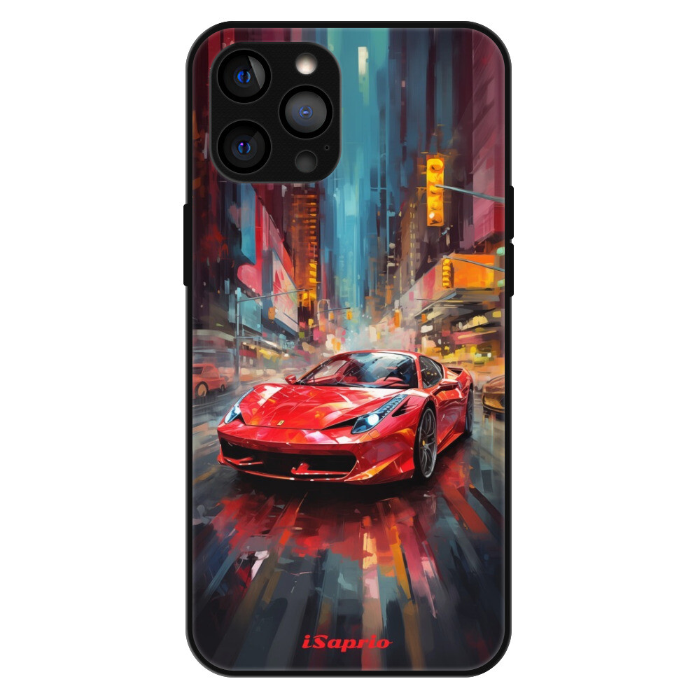 Lesklé puzdro Exclusive iSaprio - Ferrari - iPhone 12 Pro