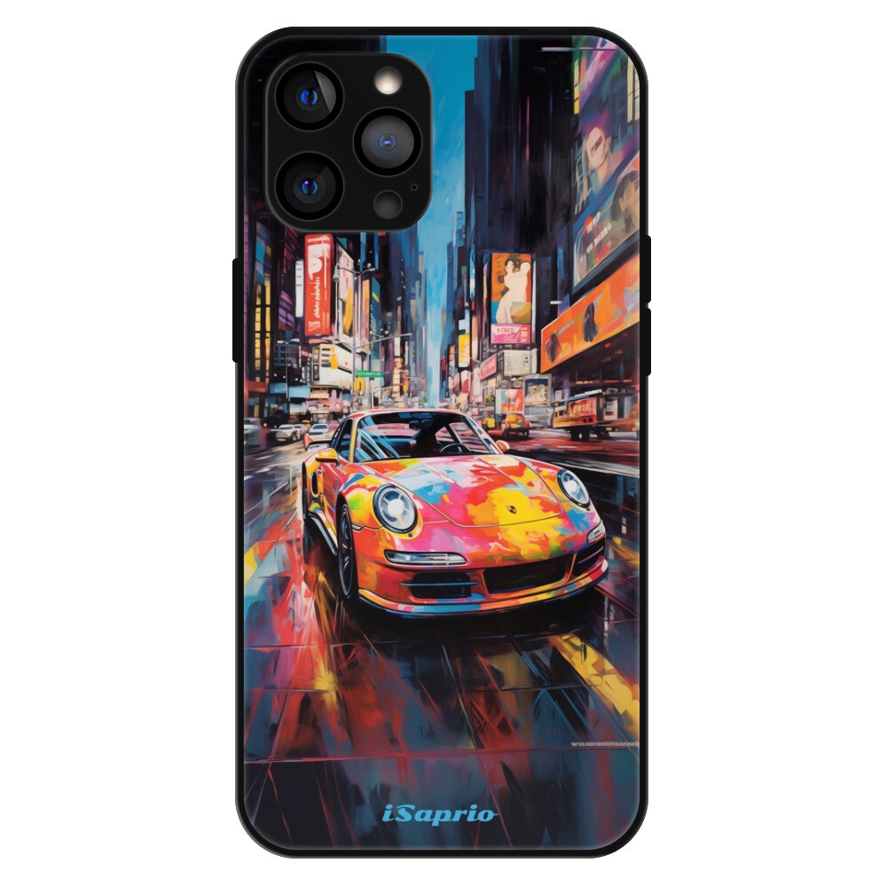 Lesklé puzdro Exclusive iSaprio - Abstract Porsche - iPhone 12 Pro