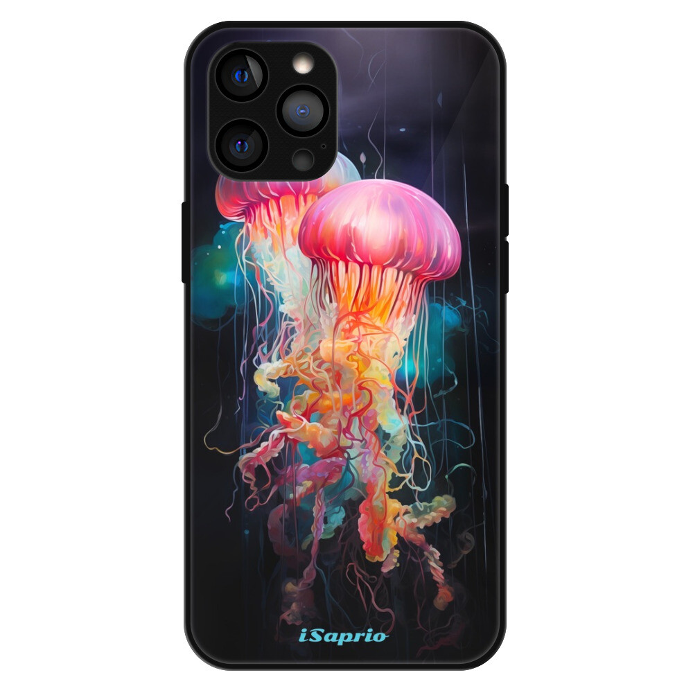 Lesklé puzdro Exclusive iSaprio - Abstract Jellyfish - iPhone 12 Pro