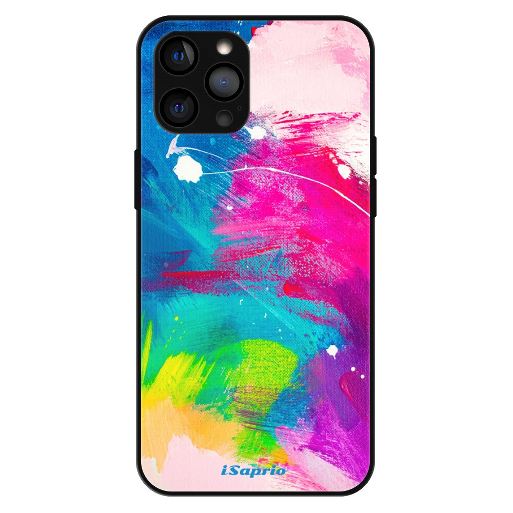 Lesklé puzdro Exclusive iSaprio - Abstract Paint 03 - iPhone 12 Pro