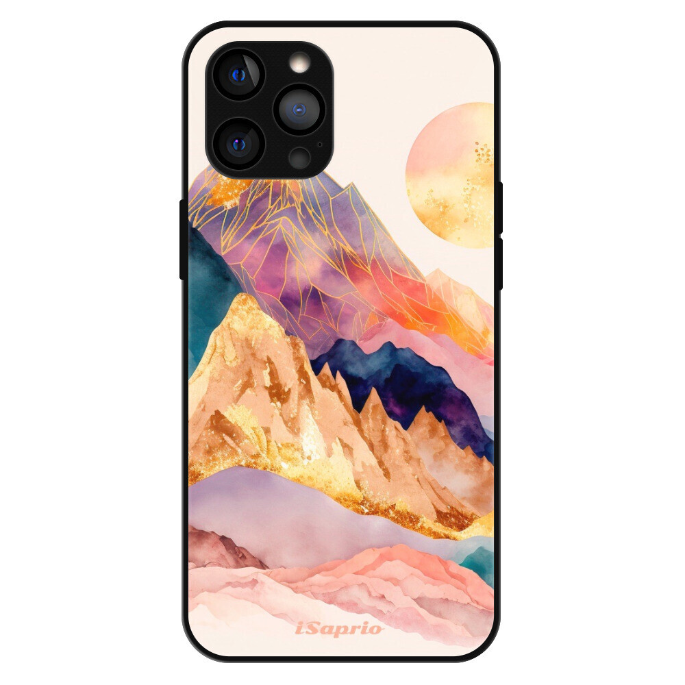 Lesklé puzdro Exclusive iSaprio - Abstract Mountains - iPhone 12 Pro
