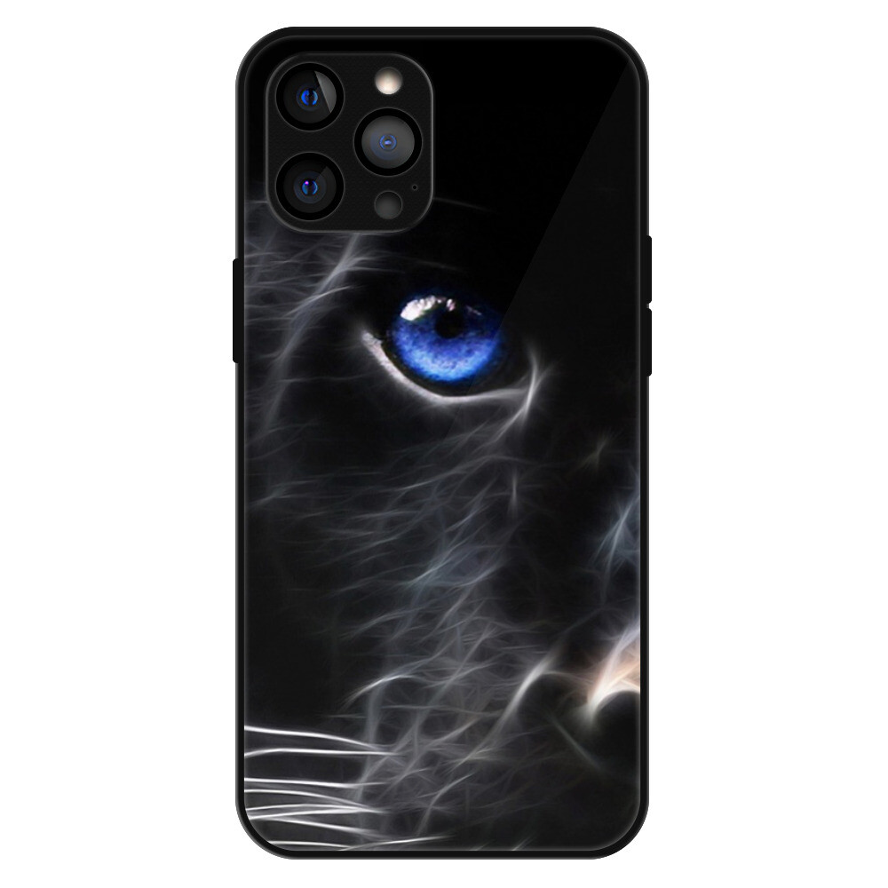 Lesklé puzdro Exclusive iSaprio - Black Puma - iPhone 12 Pro