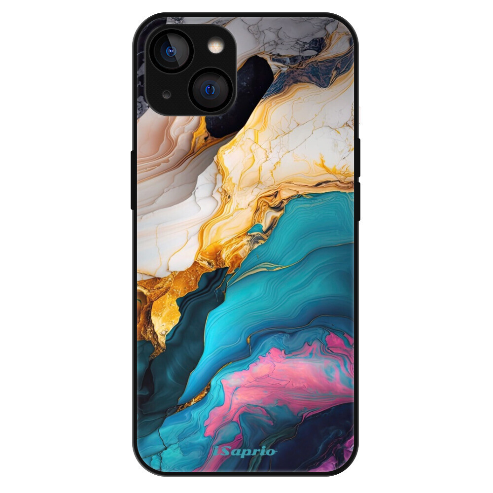 Lesklé puzdro Exclusive iSaprio - Color Marble 21 - iPhone 13