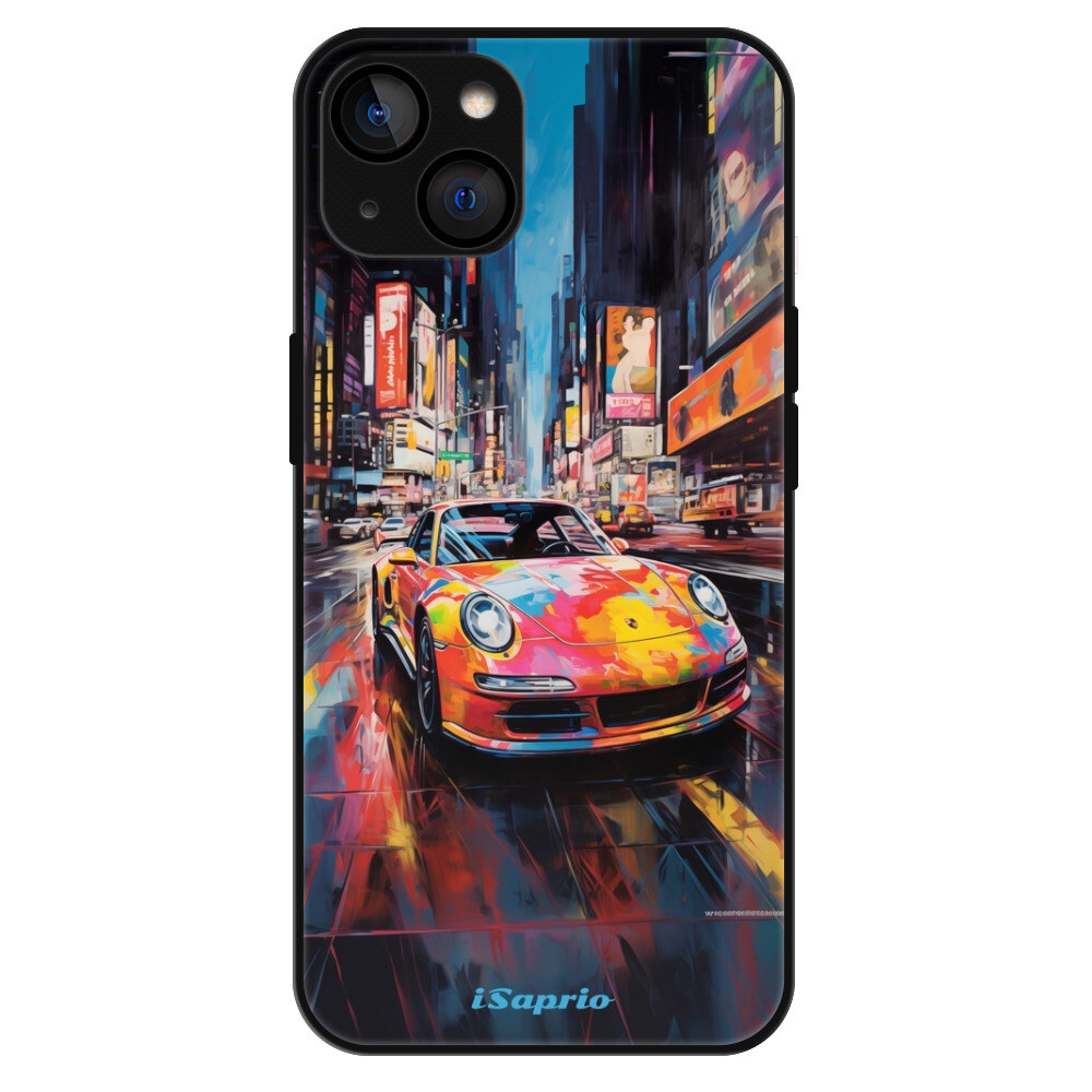 Lesklé puzdro Exclusive iSaprio - Abstract Porsche - iPhone 13