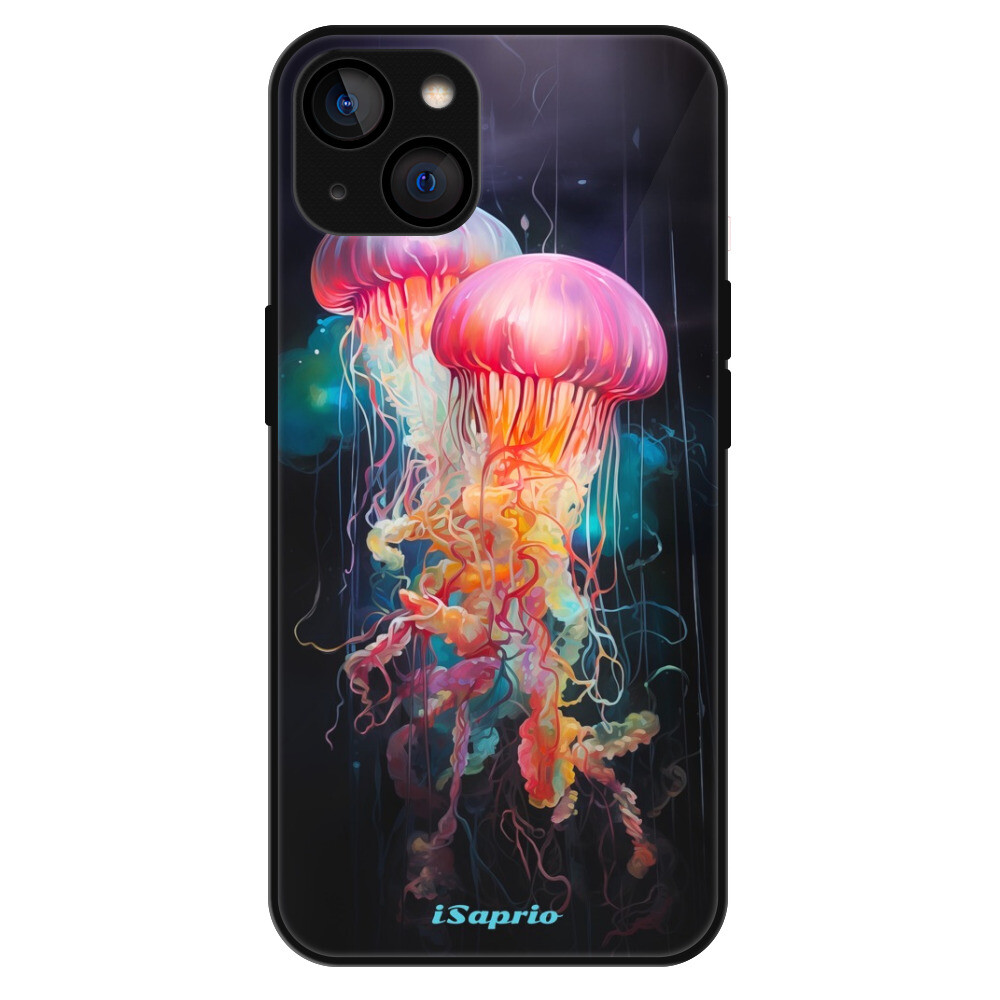 Lesklé puzdro Exclusive iSaprio - Abstract Jellyfish - iPhone 13
