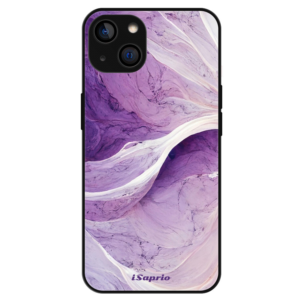 Lesklé puzdro Exclusive iSaprio - Purple Paint 10 - iPhone 14