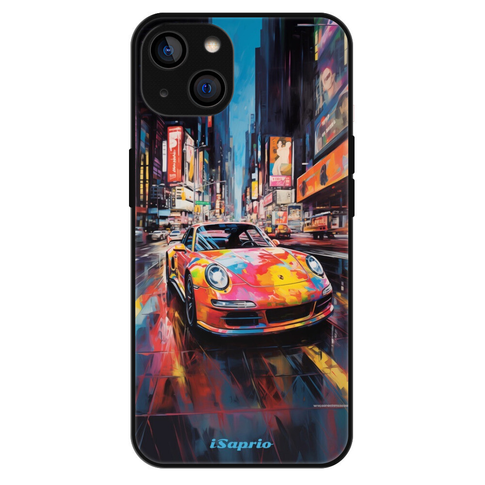 Lesklé puzdro Exclusive iSaprio - Abstract Porsche - iPhone 14