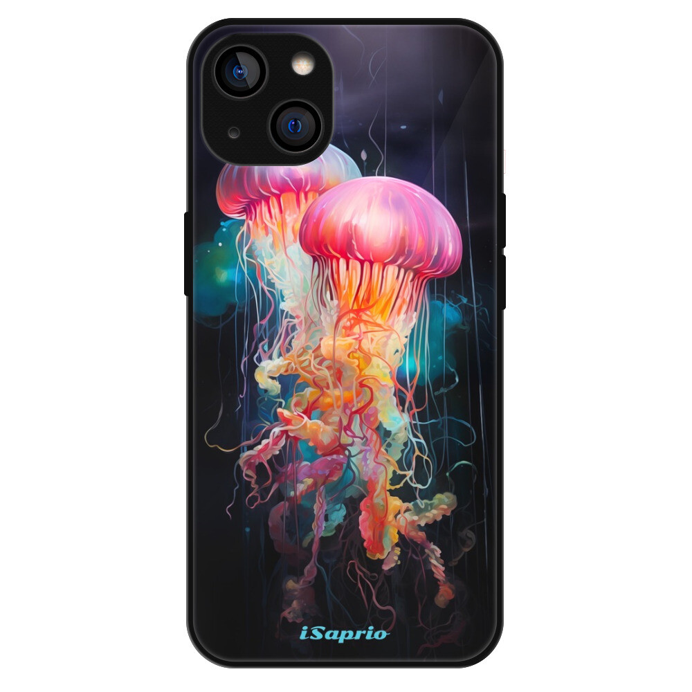 Lesklé puzdro Exclusive iSaprio - Abstract Jellyfish - iPhone 14