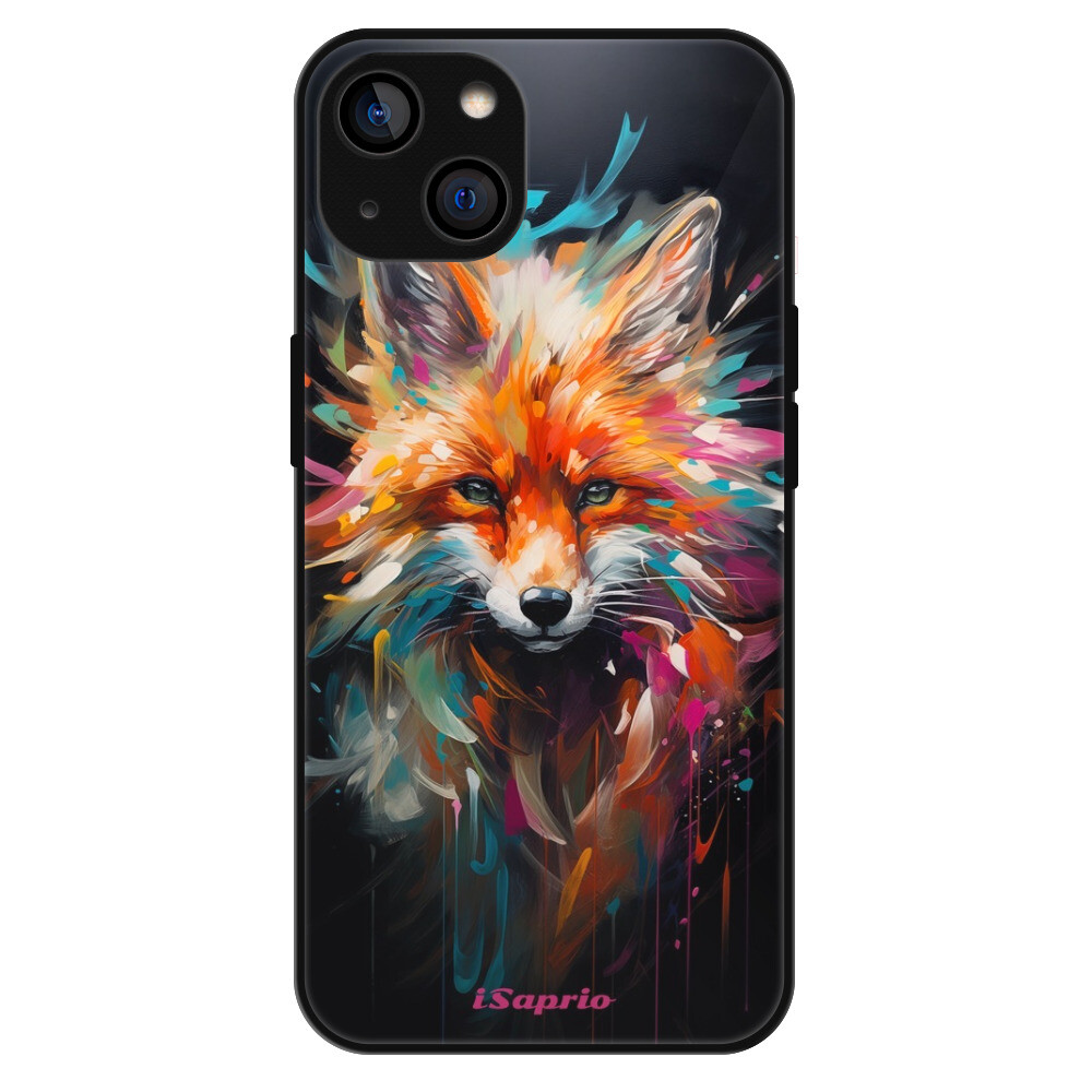 Lesklé puzdro Exclusive iSaprio - Neon Fox - iPhone 14