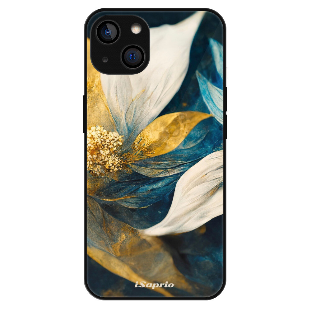 Lesklé puzdro Exclusive iSaprio - Gold Petals - iPhone 14
