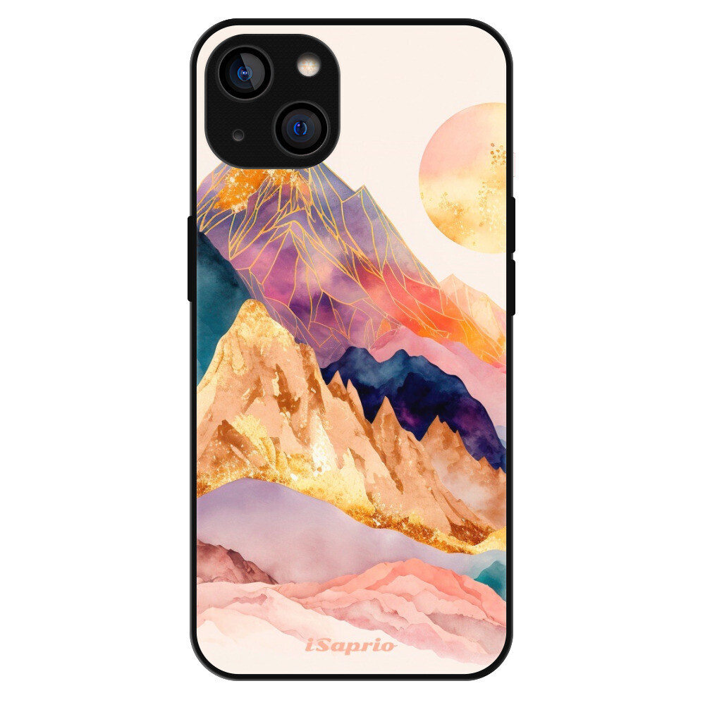 Lesklé puzdro Exclusive iSaprio - Abstract Mountains - iPhone 14
