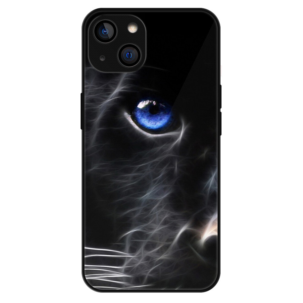 Lesklé puzdro Exclusive iSaprio - Black Puma - iPhone 14