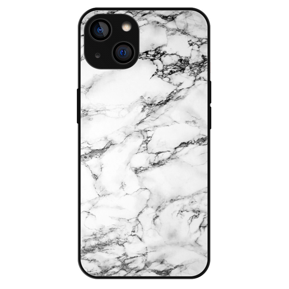 Lesklé puzdro Exclusive iSaprio - White Marble 01 - iPhone 14