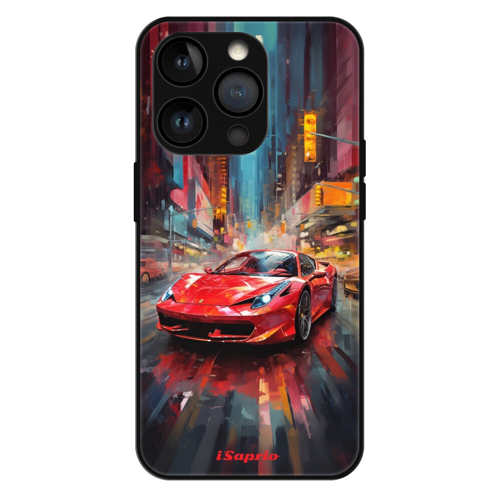 Lesklé puzdro Exclusive iSaprio - Ferrari - iPhone 14 Pro